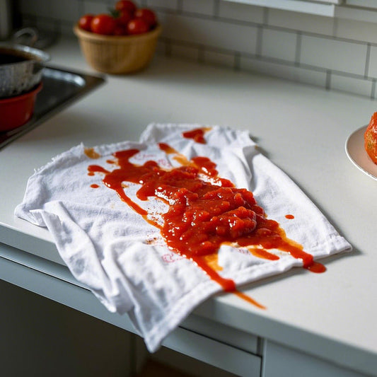 How do you get tomato sauce stains out of clothes
