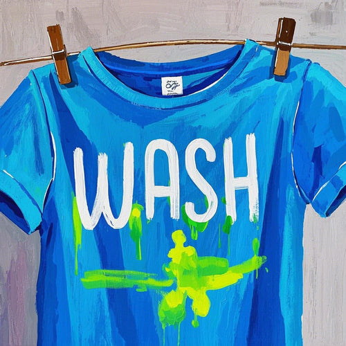 How to get acrylic paint out of clothes