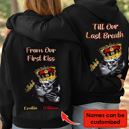 Moon And Sun Print Hoodies