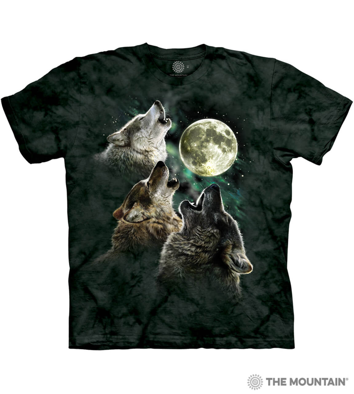 Three Wolf Moon Print T-Shirt