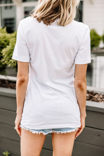 Good Times White Graphic Tees