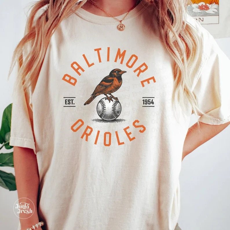 Baltimore's baseball  Orioles Print Tees
