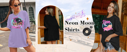 Neon Moon Print Tee