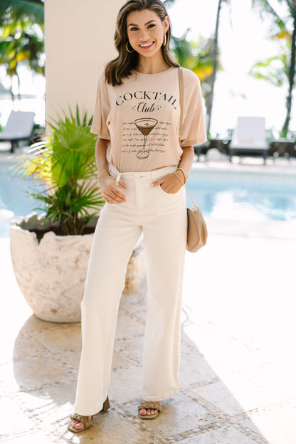 Cocktail Club Beige Tee