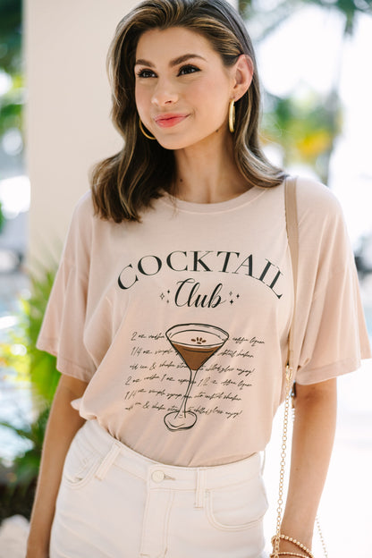 Cocktail Club Beige Tee