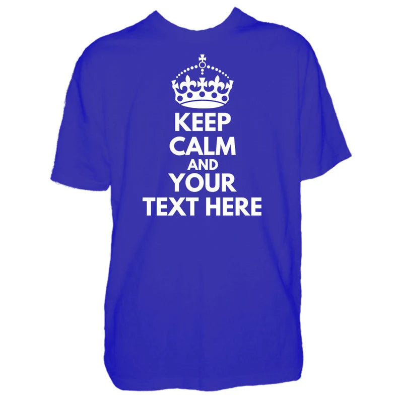 Personalized Stay Calm T Shirts