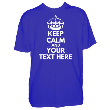 Personalized Stay Calm T Shirts