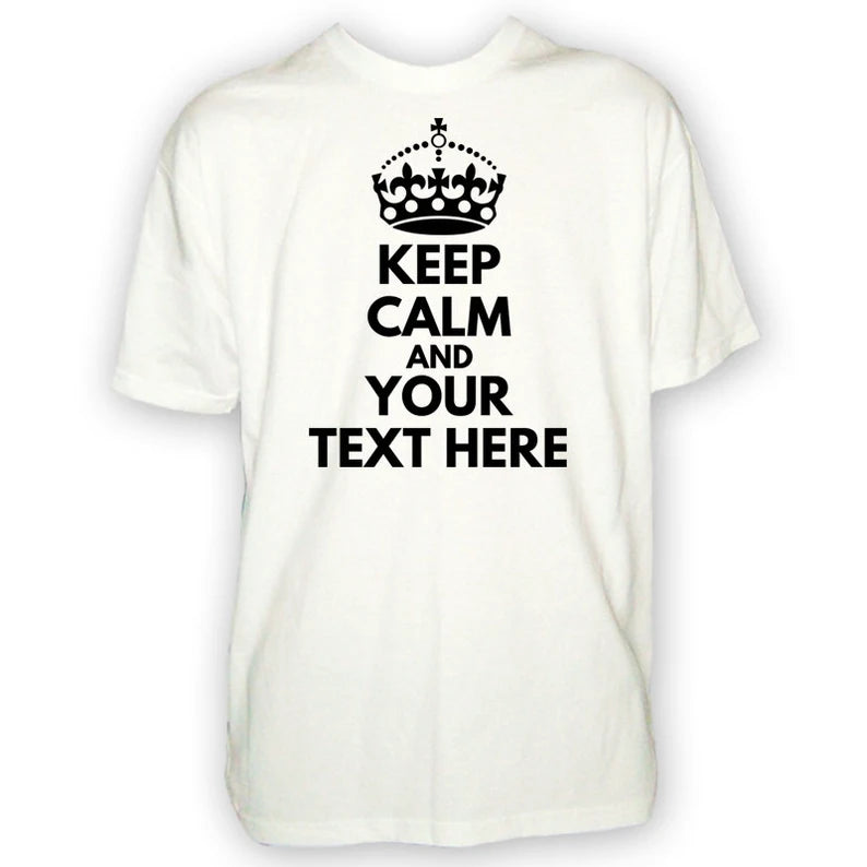 Personalized Stay Calm T Shirts
