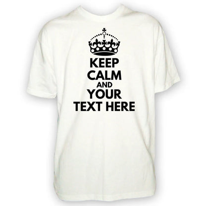 Personalized Stay Calm T Shirts