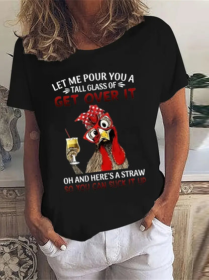 Chicken Print Tees