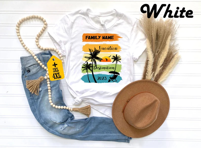 Customized Summer Shirt  for Family Holiday