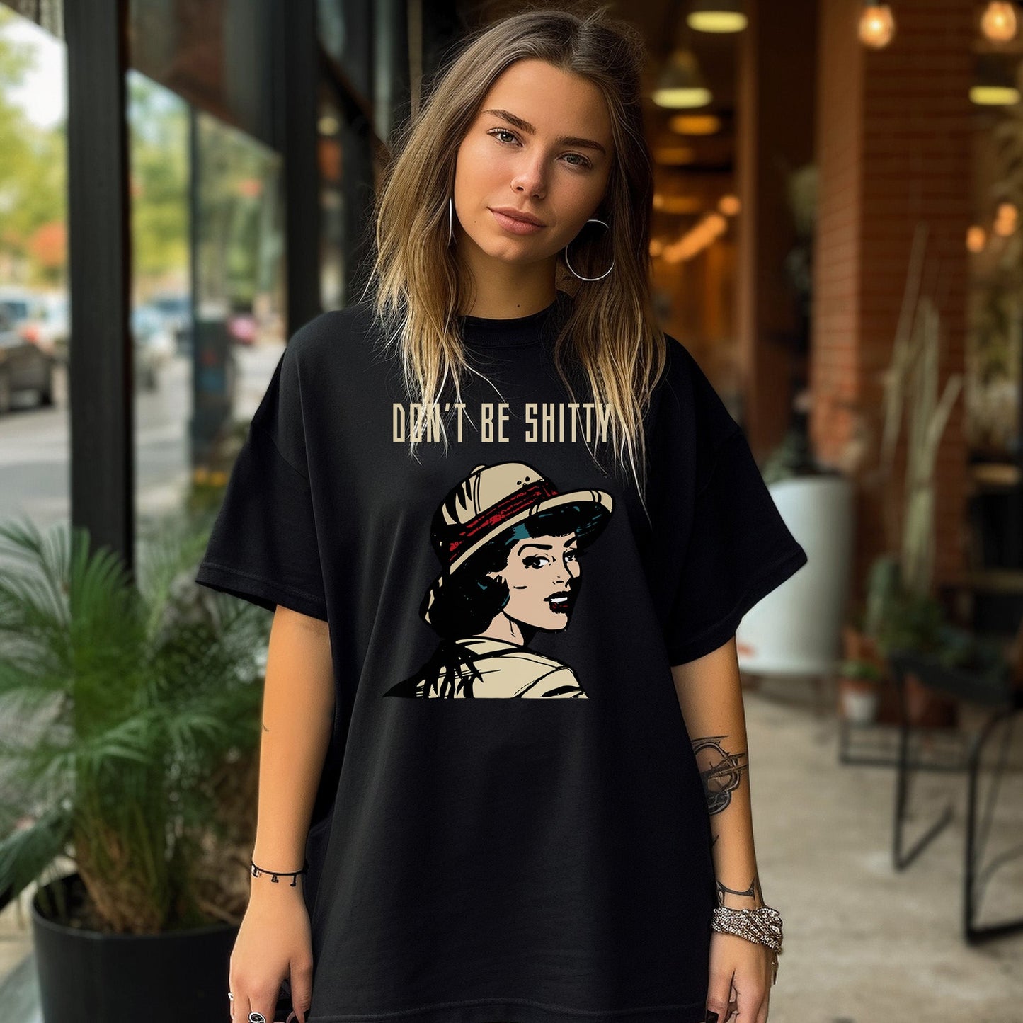 Don't Be Shitty Print Tee