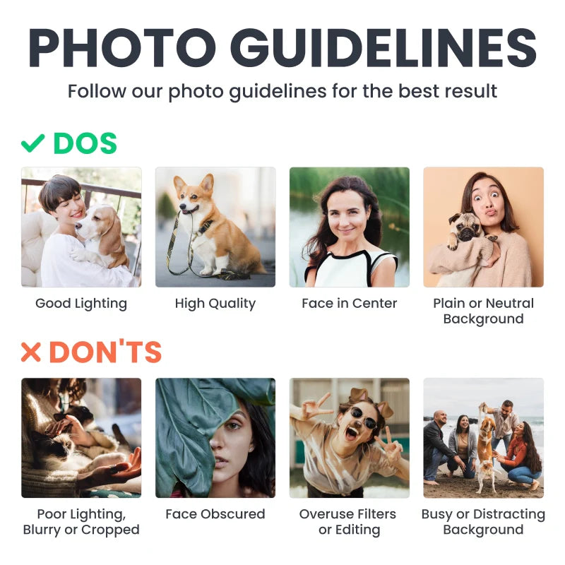 Photo T Shirt with Your pet picture
