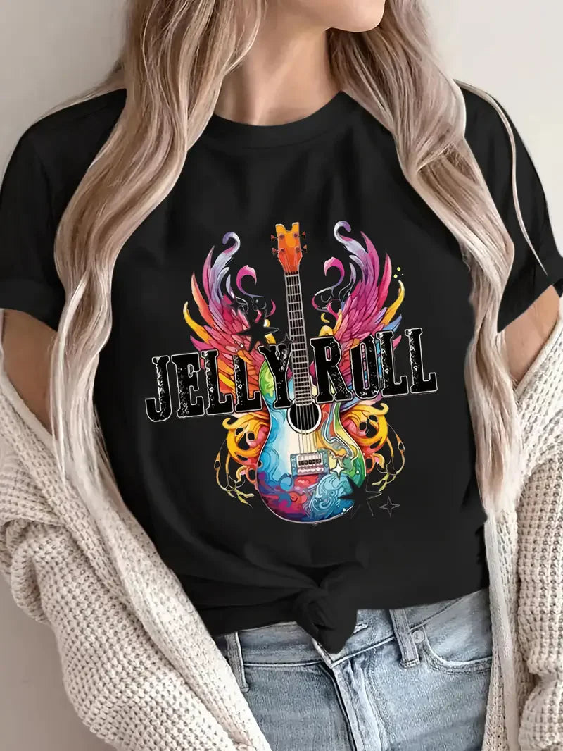 Jelly Roll Stylish Retro Style t Shirts