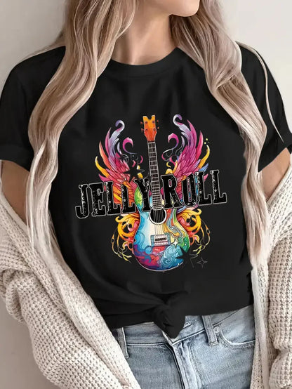 Jelly Roll Stylish Retro Style t Shirts