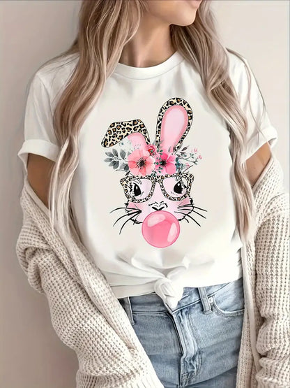 Rabbit Print Tee