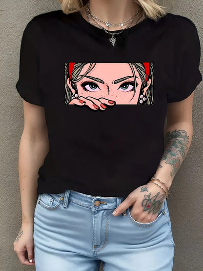 Girl Gazing Tee