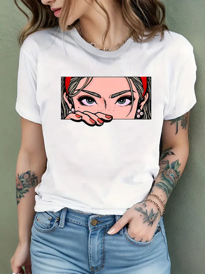 Girl Gazing Tee