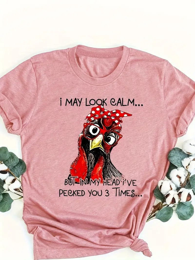 I May Look Ealn Print Tee