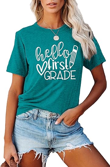 Teacher Heart Graphic Tees for Educators