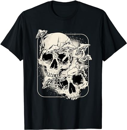 Skull Monster Graphic Tee for Women