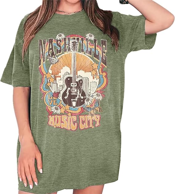 Nashville music city t shirt