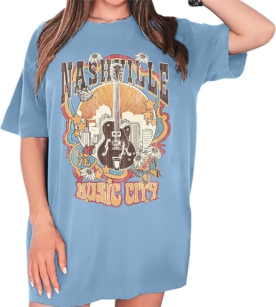Nashville music city t shirt