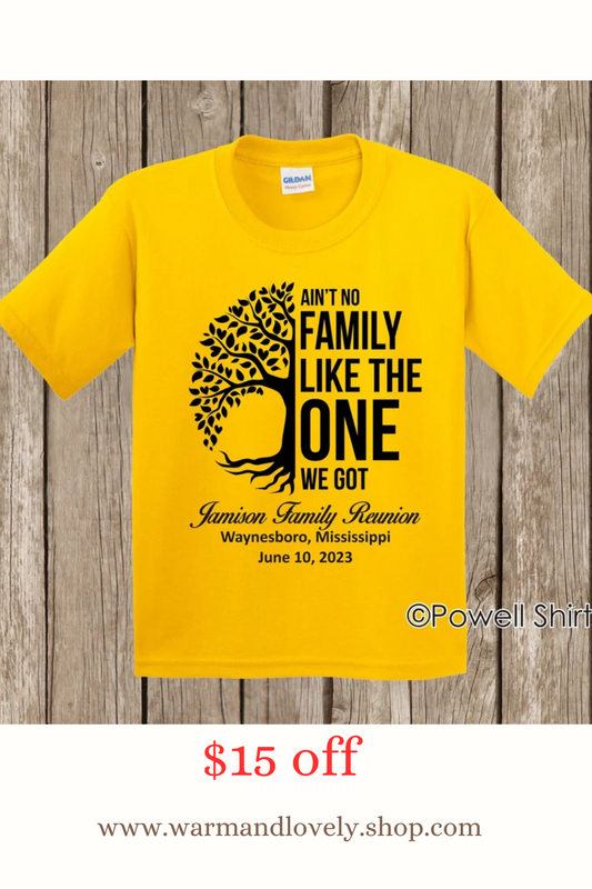 Ain't No Family Like the One We Got Tees
