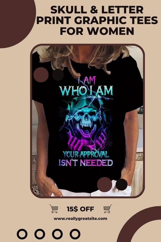 I am who I am Your Approval isn't Needed Print  Tee