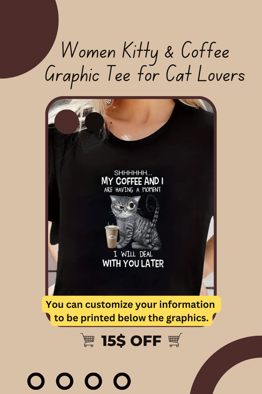 Graphic Tee Shirts for Cat Lovers