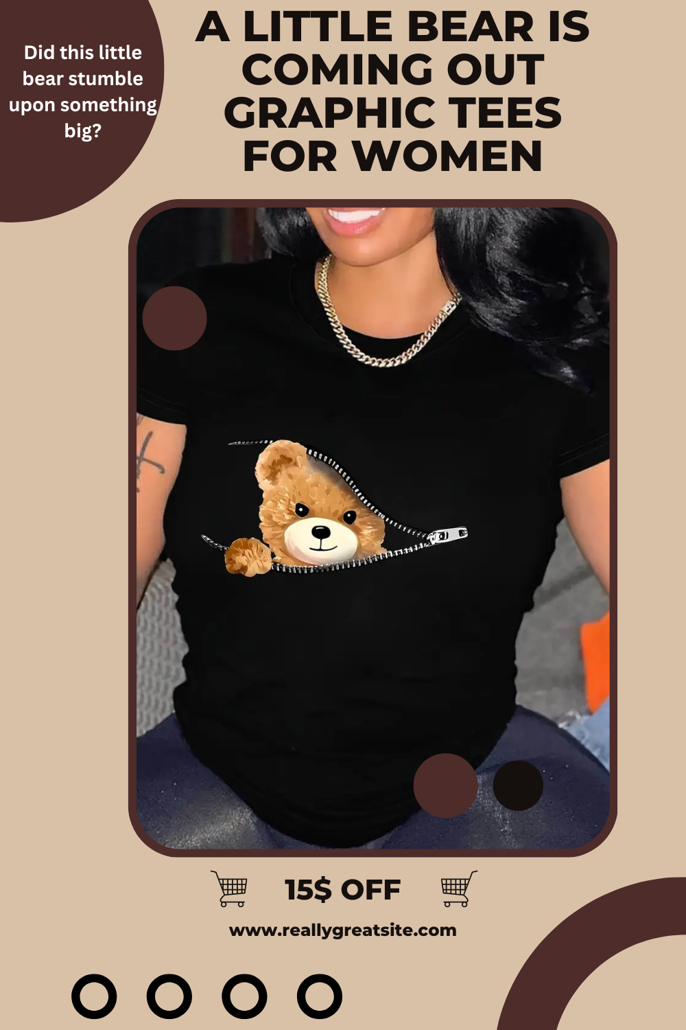 Bear Print T Shirts