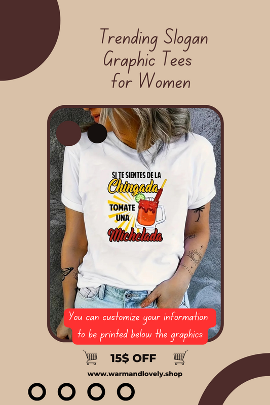 Trending Slogan Graphic Tees for Women