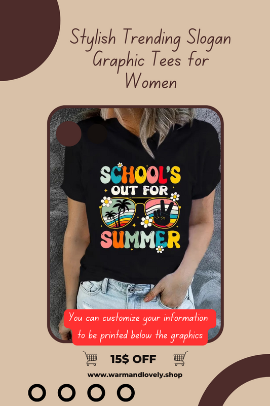 Style Graphic Tee for Girls and Women