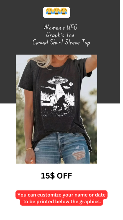 Women's UFO Alien T Shirts