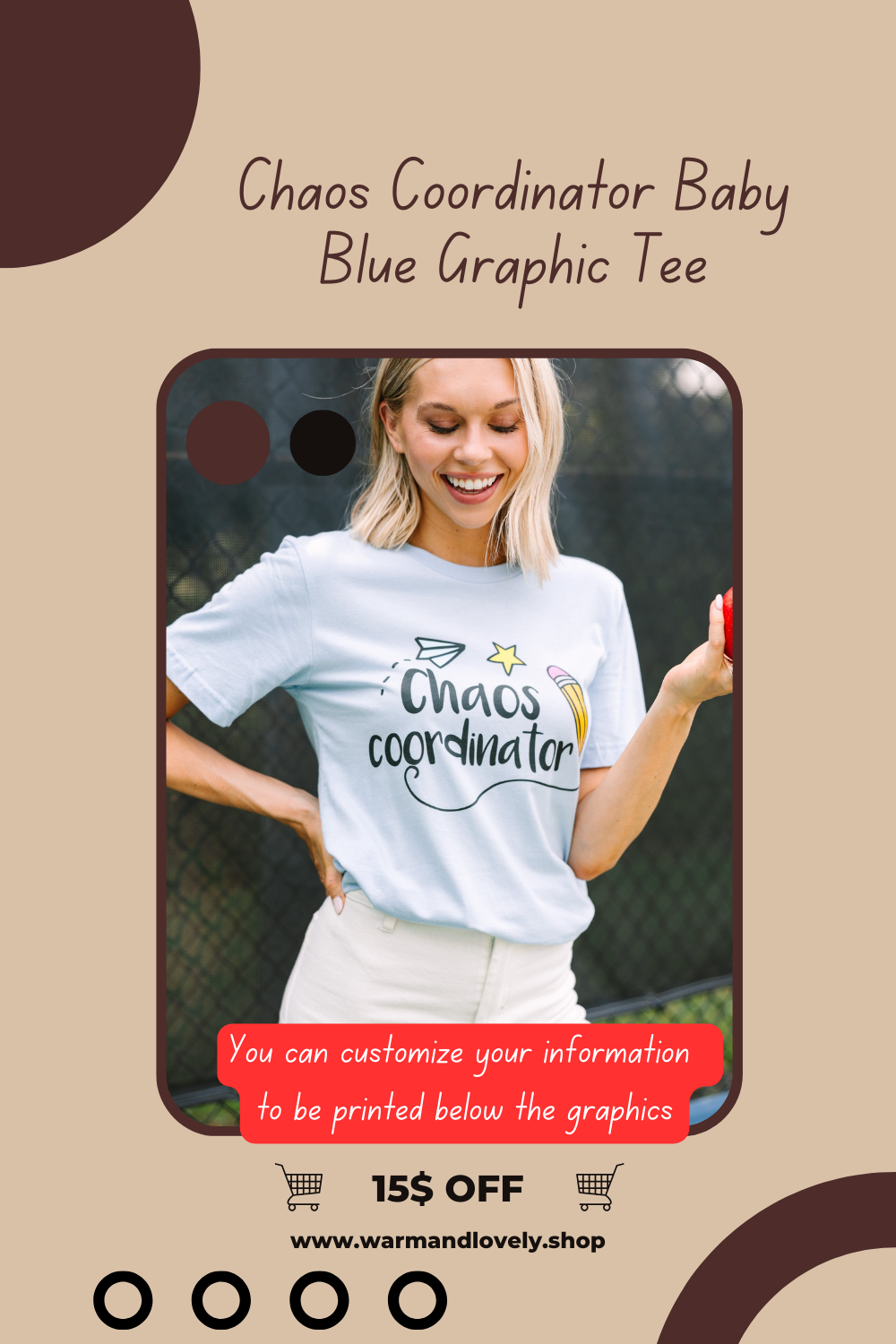 Chaos Coordinator Funny T Shirts