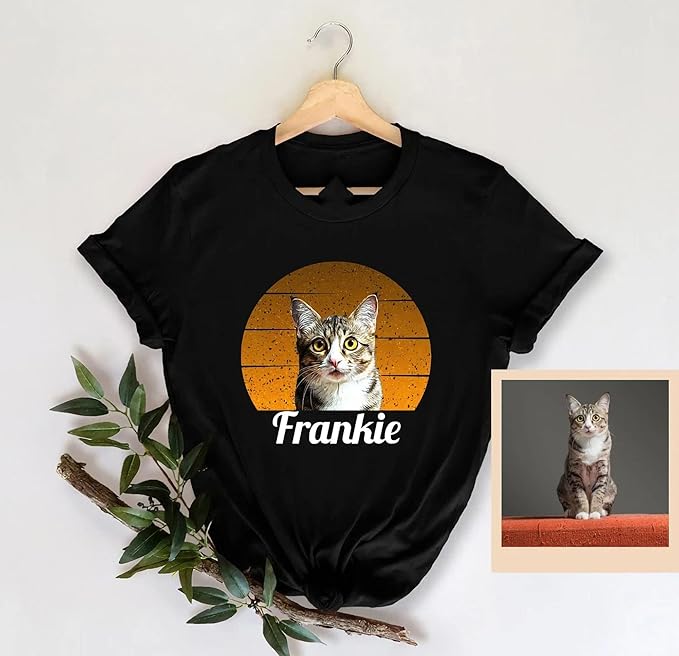Custom Photo Cat Shirt