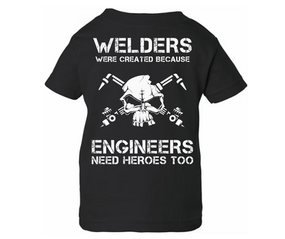 Because Engineers need Heros Too-graphic tees