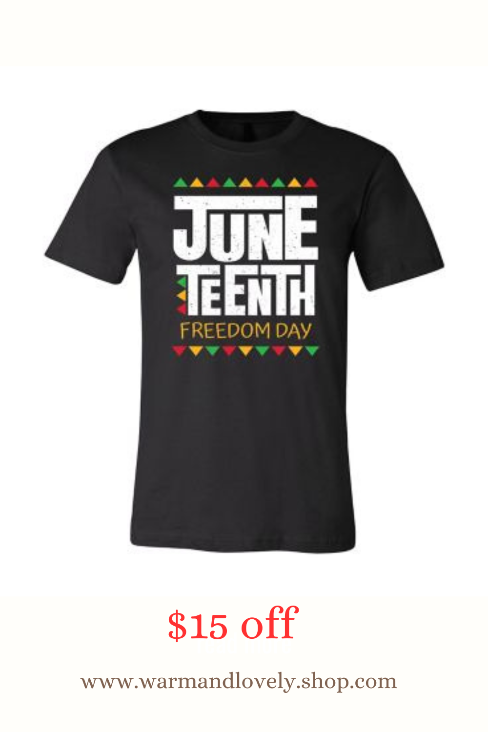 Juneteenth Print T-Shirt