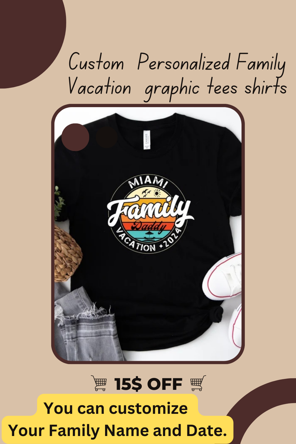  Miami Beach Vacation Tee