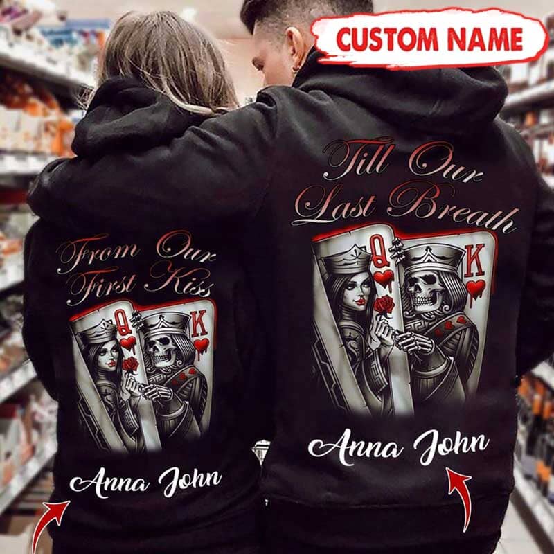 Moon And Sun Print Hoodies
