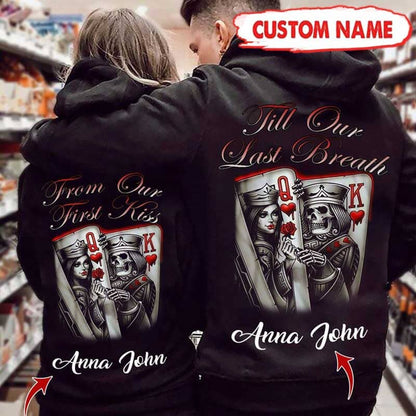 Moon And Sun Print Hoodies