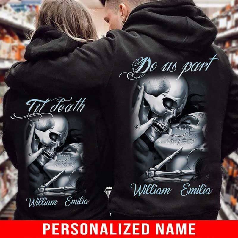 Moon And Sun Print Hoodies