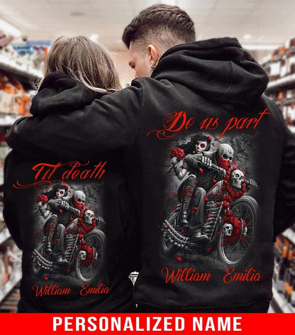 Moon And Sun Print Hoodies
