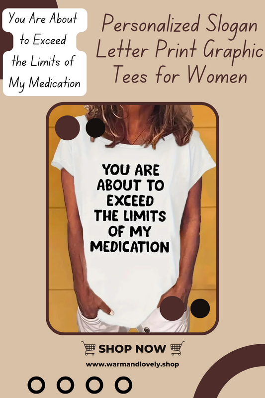 Personalized Slogan Print Graphic Tees for Girl