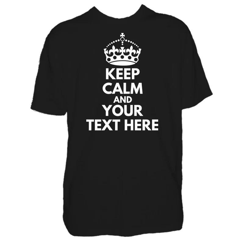 Personalized Stay Calm T Shirts