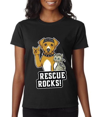 Rescue Rocks Edgy-Funny Sayings  Shirt