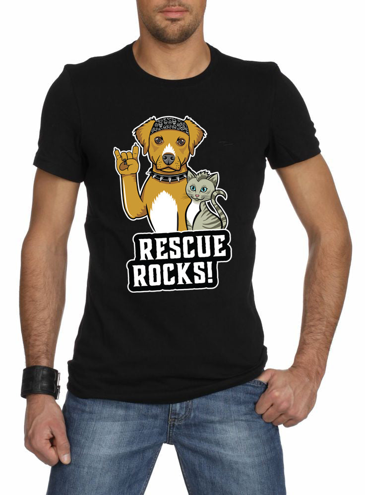 Rescue Rocks Edgy-Funny Sayings  Shirt