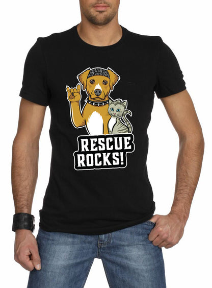 Rescue Rocks Edgy-Funny Sayings  Shirt