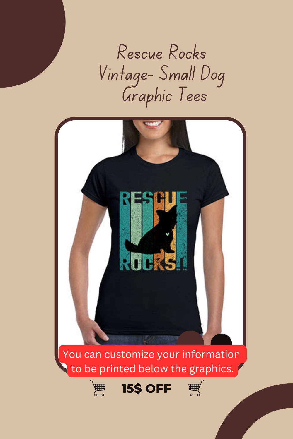 Rescue Rocks - Small Dog Tee
