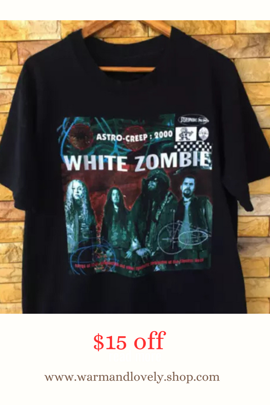 White zombie vintage t shirt
